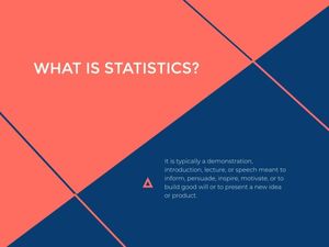introduction, course overview, topic, Statistics 101 Ppt Presentation 4:3 Template