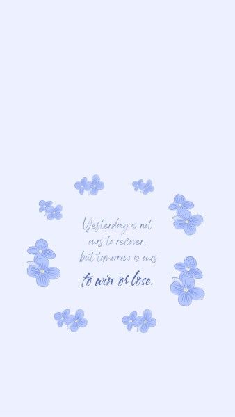 lock screen, home screen, text, Purple Simple Flowers Lifestyle Quotes Mobile Wallpaper Template