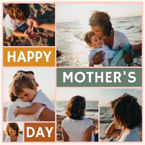 mother, mothers day, photo, Created By The Fotor Team Template