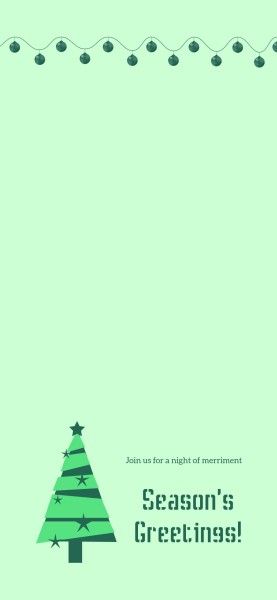 绿色圣诞快照地理过滤器 Snapchat背景图