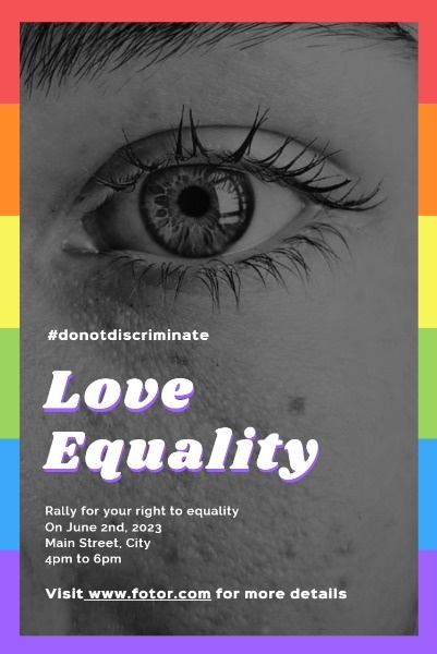 Love Equality Pinterest Post