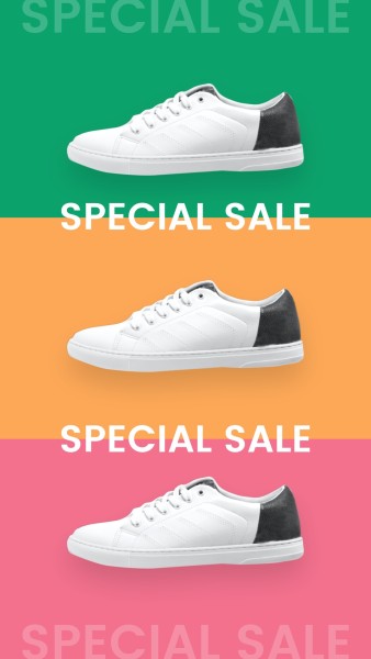 Sports Shoes Sale Product Photo