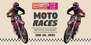 Retro Motorcycle Racing Game Twitter Post