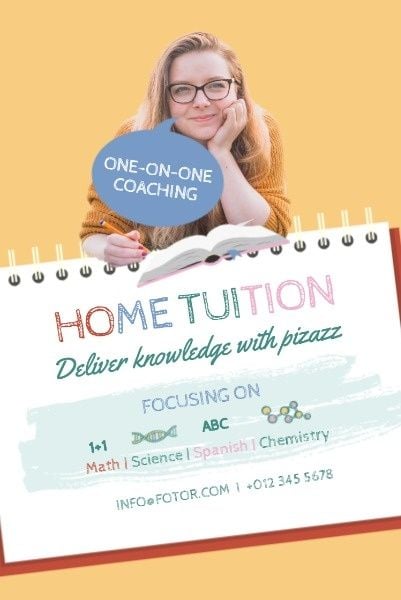 tutor, study, education, Home Tuition Course Learning Pinterest Post Template