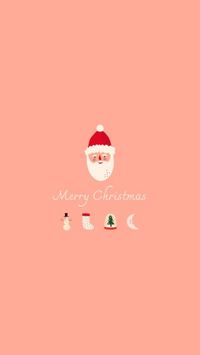 Pink Christmas Mobile Phone Background Mobile Wallpaper