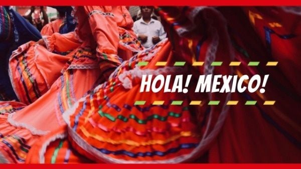 hola, pepper, party, Hot  Red Dress Travel Mexico Youtube Channel Art Youtube Channel Art Template