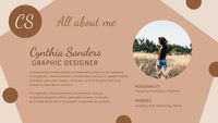 business, life, technology, Blogger Introduction Presentation Template