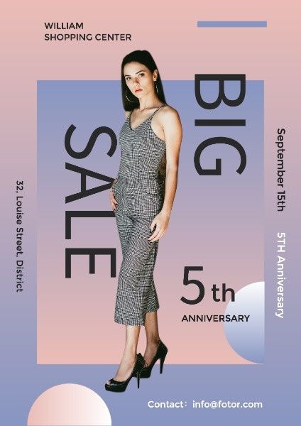 Fashion Clothes Store Big Sale Poster