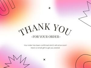 gratitude, thanks, grateful, Aesthetic Business Thank You Card Template