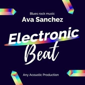 Black Electronic Beat Album Cover