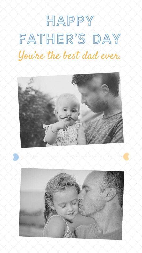 collage, fathers day, party, Created By The Fotor Team Template