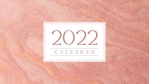 monthly, yearly, monthly calendar, Color Elegant 2022 Calendar Template