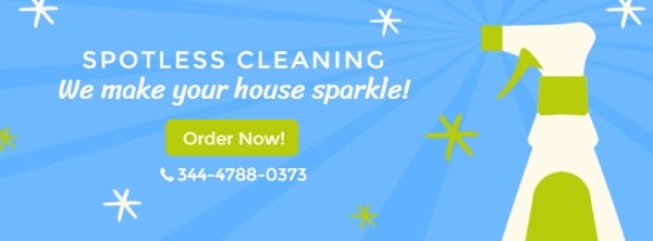 Cleaning Service Facebook Cover