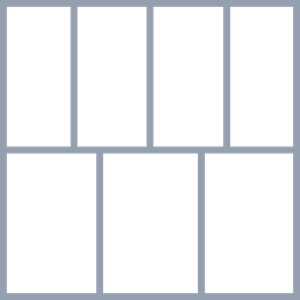 Blank 7 Grids Collage Classic Collage