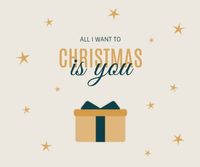 merry christmas, present, holiday, Christmas Gift Facebook Post Template