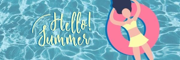 season, life, lifestyle, Hello summer Email Header Template