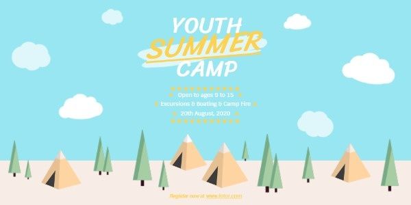 Summer Camp Twitter Post