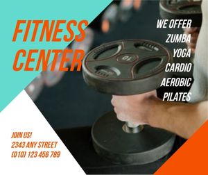 Modern Fitness Center Facebook Post