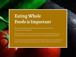 黑色食品健康饮食生活方式 PPT(4:3)