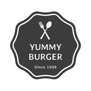 food, restaurant, fok, Yummy Burger Logo Template