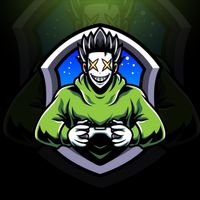 gamer, boy, male, Green Joker Mask Man  Gaming Discord Profile Picture Avatar Template