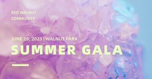 Purple Summer Gala Facebook Event Cover
