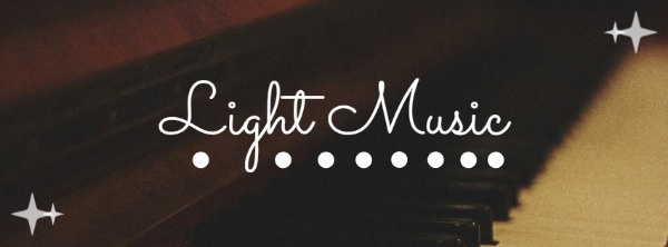 Light Music Channel Facebook Cover
