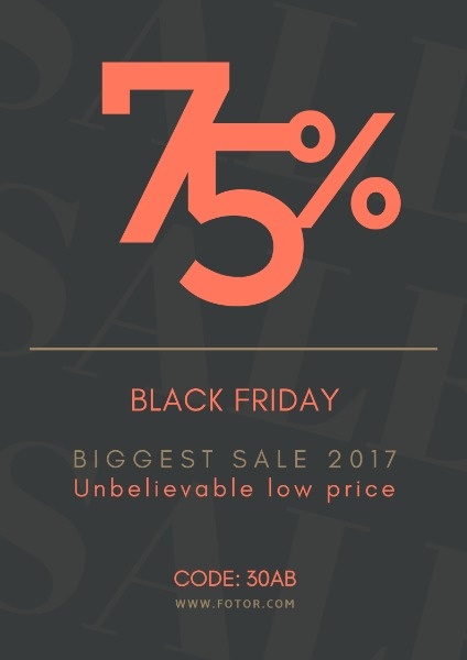 Black Friday Sales Service Flyer