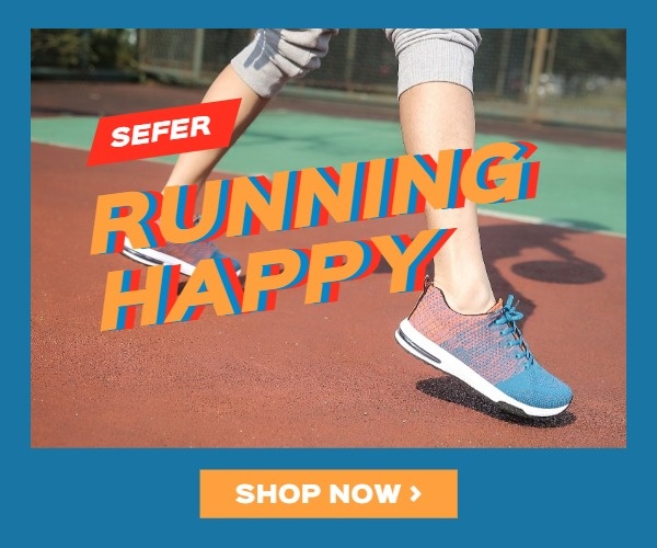跑鞋广告 中尺寸广告