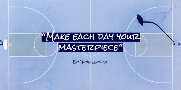 gym, game, sport, Basketball Inspiration Quote Twitter Post Template