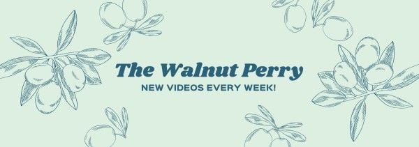 walnut perry, video, design, Green Leaves Tumblr Banner Template