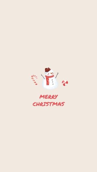merry christmas, xmas, holiday, Beige Christmas Mobile Phone Background Mobile Wallpaper Template