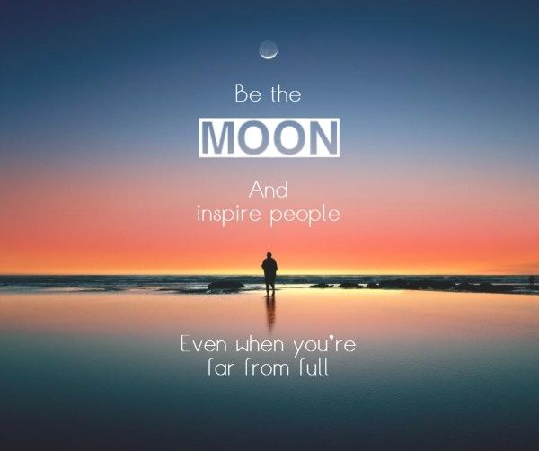 inspire, quote, sunset, Mood Inspiration Facebook Post Template