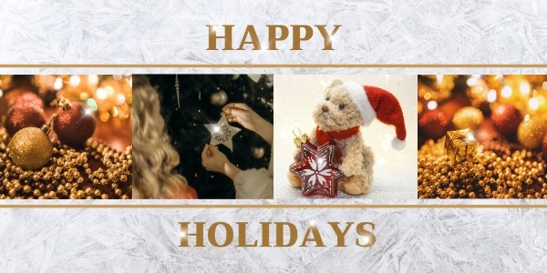 Happy Holiday Collage Twitter Post
