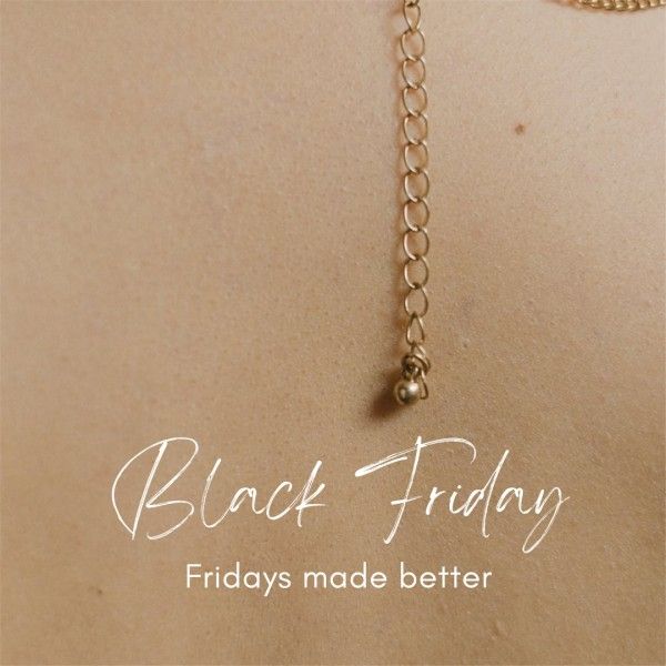 e-commerce, online shopping, promotion, Black Friday Branding Jewlry Sale Word Instagram Post Template