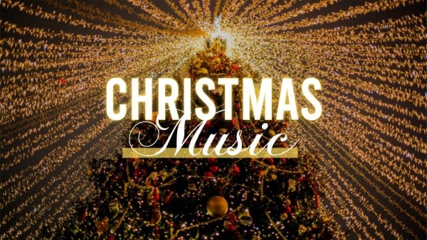 Golden Christmas Music Youtube Thumbnail