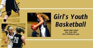 womens basketball, sport, training, Women's Basketball Club School Recruit Facebook Event Cover Template