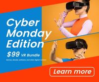 Blue VR Cyber Edition Medium Rectangle