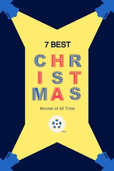 xmas, merry christmas, film, Christmas Movies Recommendation Pinterest Post Template