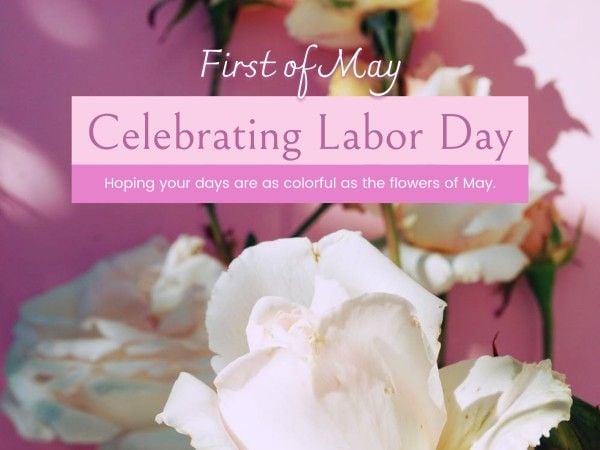 may, celebration, happy, Celebrating Labor Day Card Template