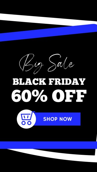 Black Black Friday Sale Big Save Instagram Story