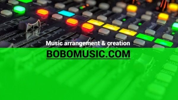 arrangement, creation, retro, Music Production Studio Channel Banner Youtube Channel Art Template