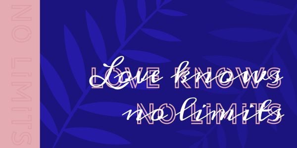 Love Know No Limits Twitter Post