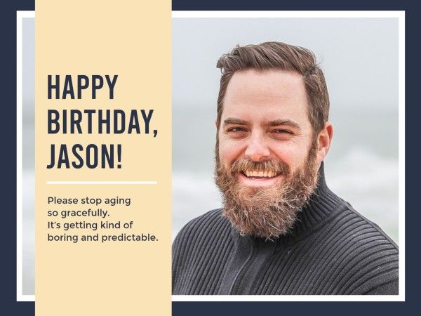 celebrate, celebration, celebrating, Gray Happy Birthday Dad Card Template