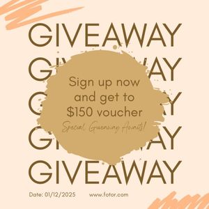 Free and customizable giveaway templates