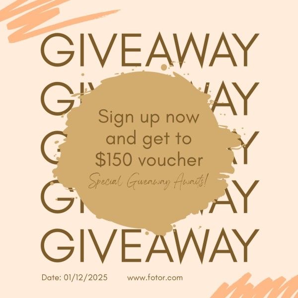 e-commerce, online shopping, promotion, Black Friday Branding Jewlry Giveaway Rules Instagram Post Template