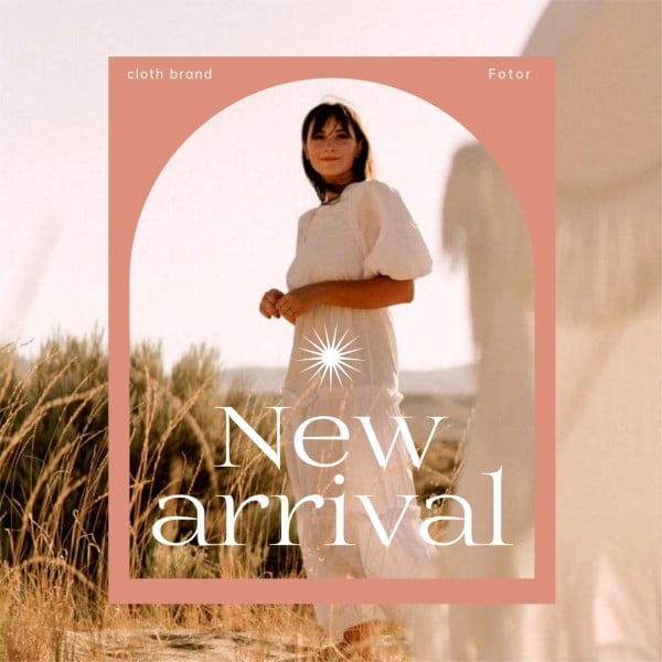 Pink New Arrival Brand Instagram Post