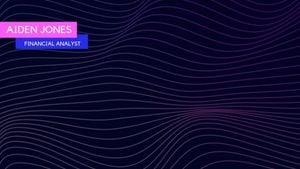 technology, business, punk, Purple Technological Wave Zoom Background Template