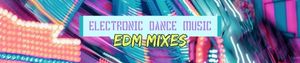 rock, song, neon, Purple Cyberpunk Electronic Dance Music Soundcloud Banner Template
