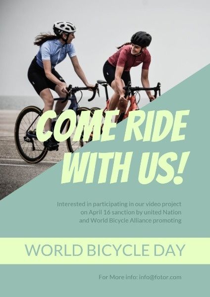国際自転車デー ポスター